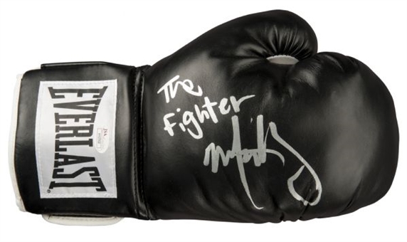 Mark Wahlberg Autographed Everlast Boxing Glove Inscribed "The Fighter"